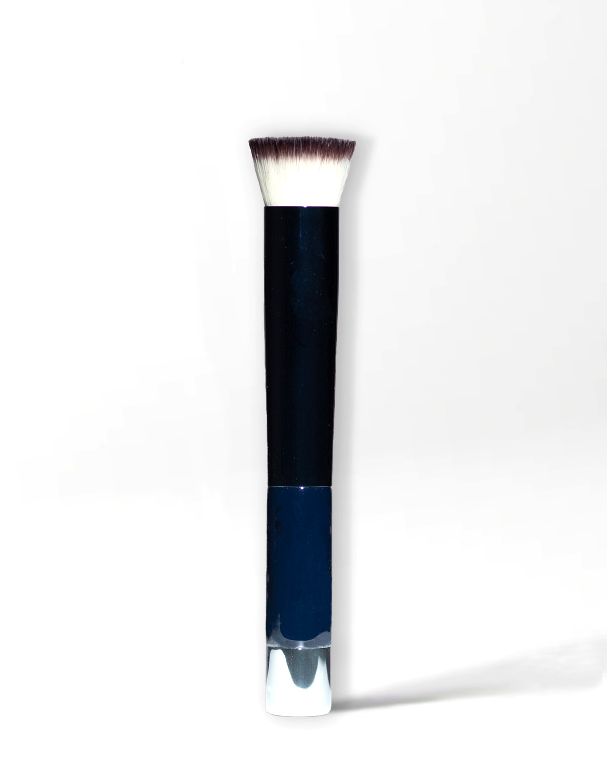 Micro fibre stipple makeup brush for applying bb cream into stubble and beards